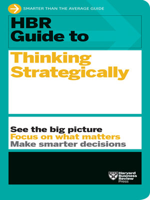 cover image of HBR Guide to Thinking Strategically (HBR Guide Series)